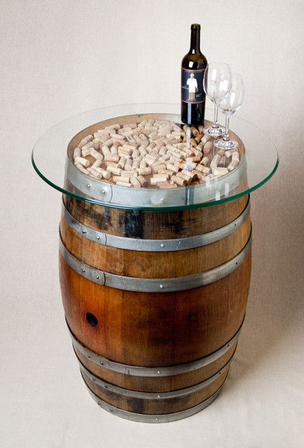 Mang thùng rượu gỗ sồi ứng dụng vào thiết kế nội thất.