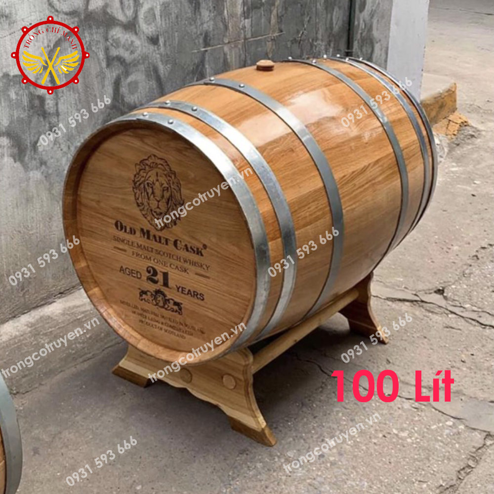 Mua Thùng rượu gỗ sồi 100L ở Hải Dương giá tốt | Trống Chí Mạnh