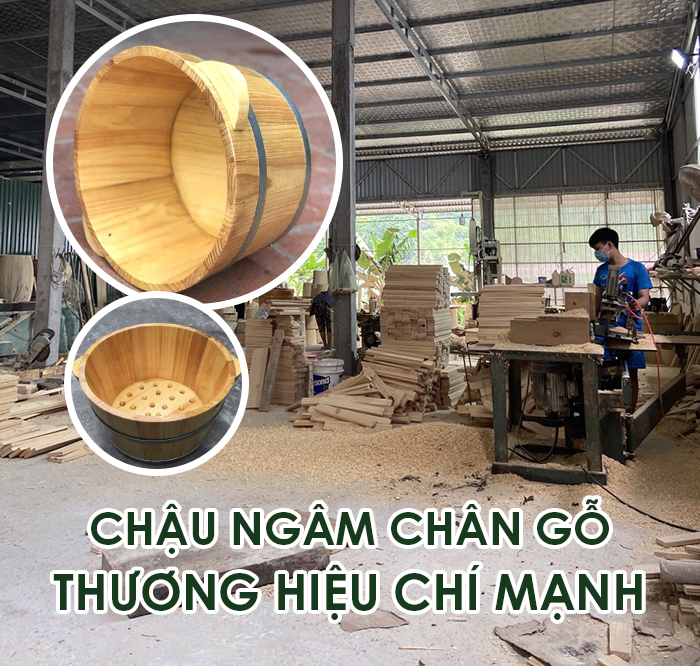 địa chỉ bán chậu gỗ ngâm chân uy tín chất lượng tại Ninh Bình